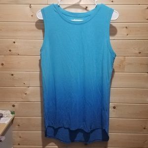 Blue tank
